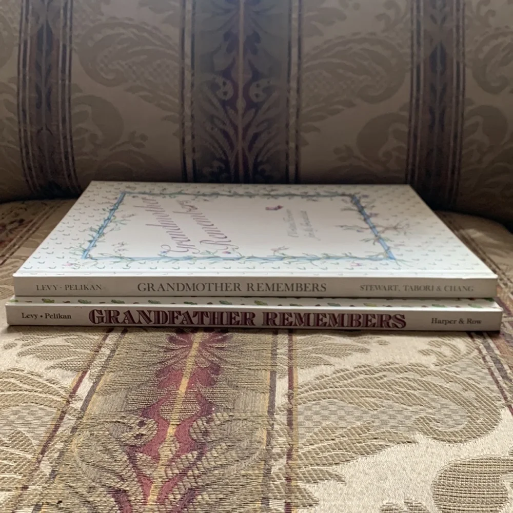 Vintage new grandparent memory book for your newborn heirloom